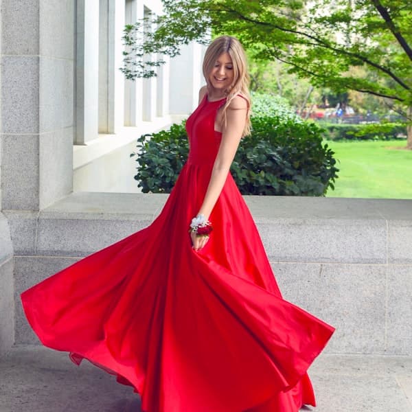 Silk Midi Dress